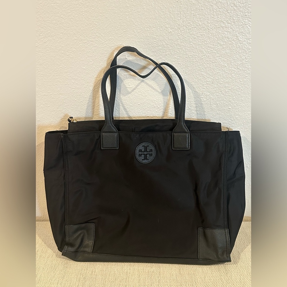 Tory Burch Nylon Tote Bag Black